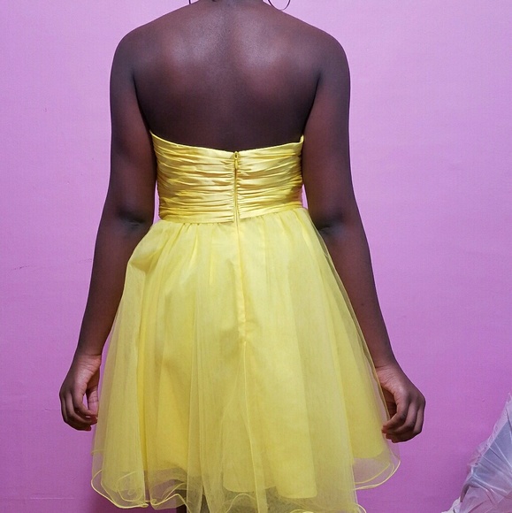Nox Anabel yellow prom dress - Picture 2 of 4